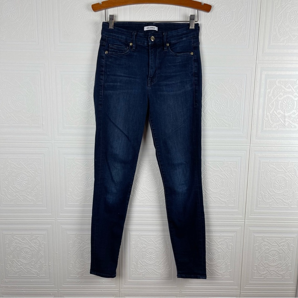 Good American Good Legs Skinny Jeans 4/27 - Picture 3 of 12